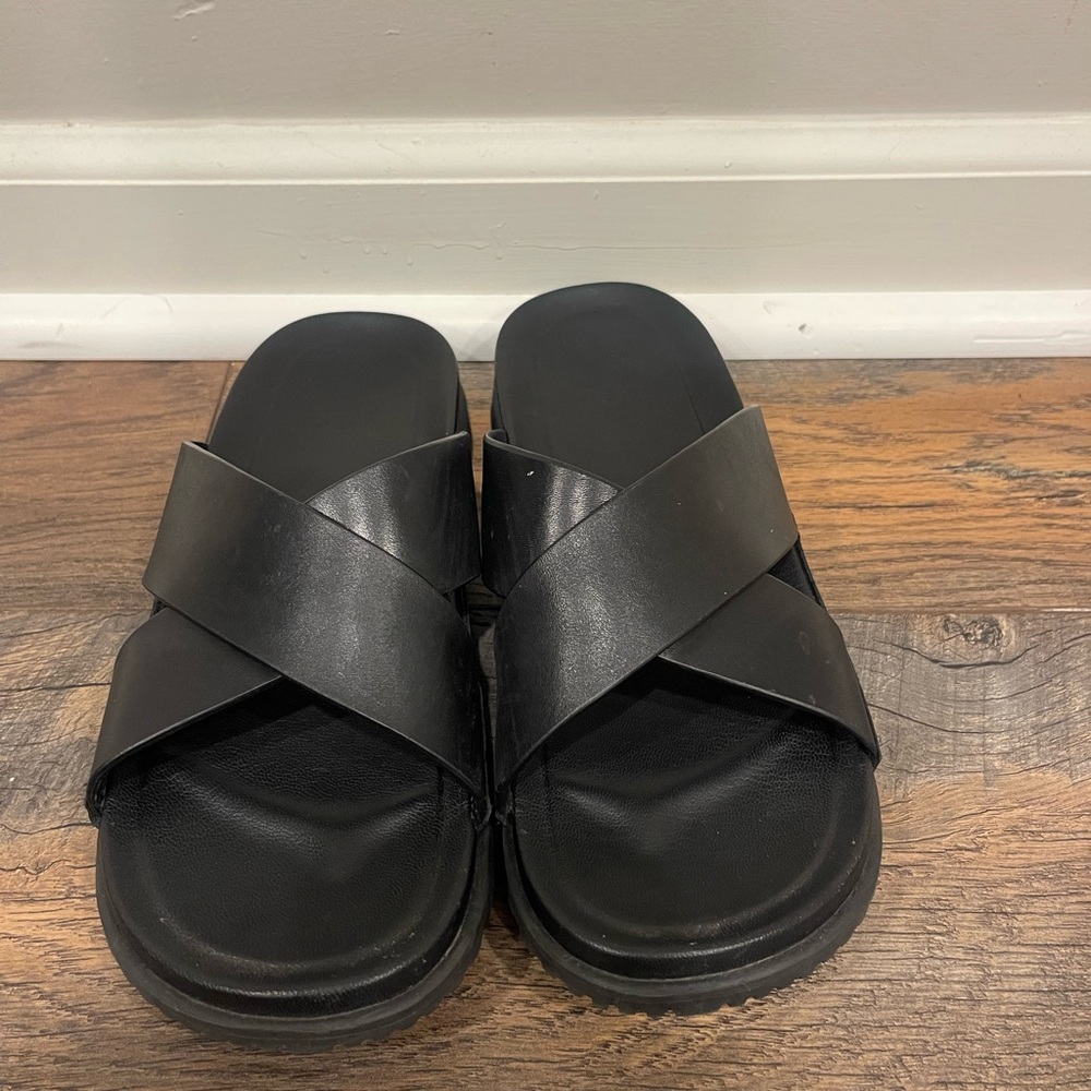 Ugg Black Slide Sandals